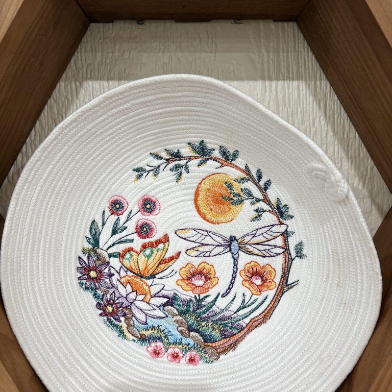 Embroidered Bowls